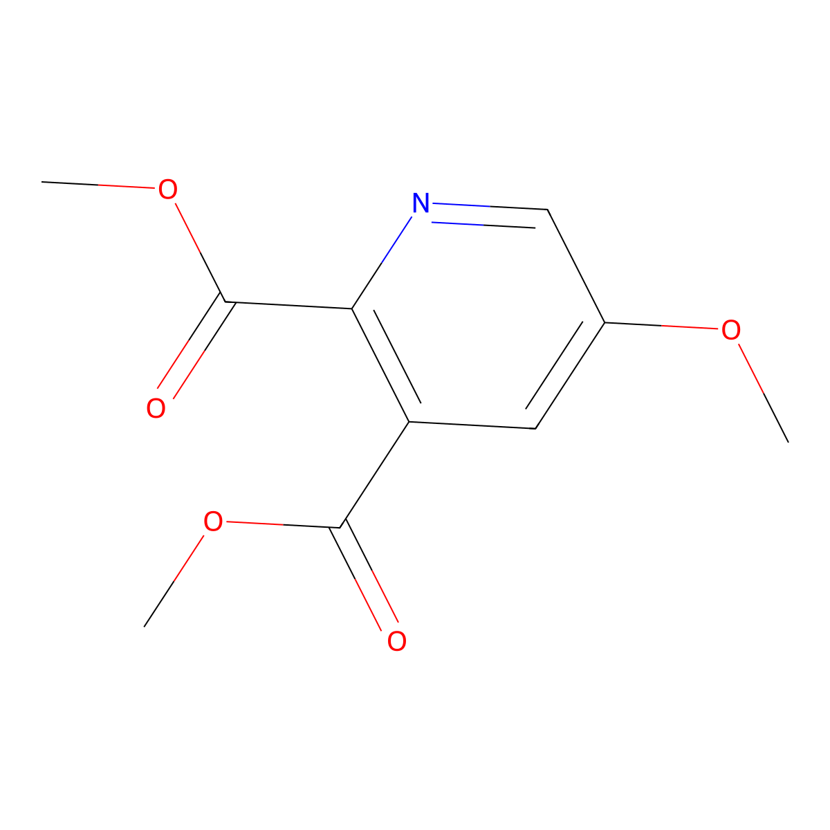 Dimethyl 5-methoxypyridine-2,3-dicarboxylate molecular structure, CAS 1375303-11-9