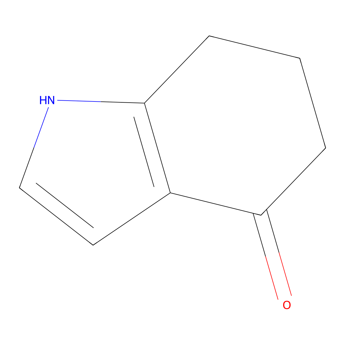 1,5,6,7-Tetrahydro-4H-indol-4-one molecular structure, CAS 13754-86-4