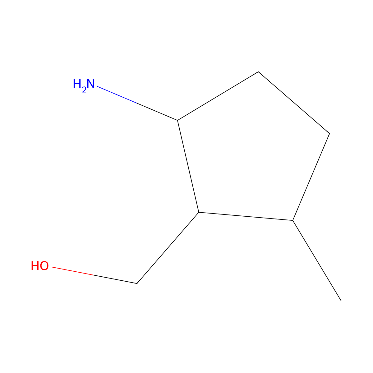 (2-Amino-5-methylcyclopentyl)methanol molecular structure, CAS 1375472-08-4