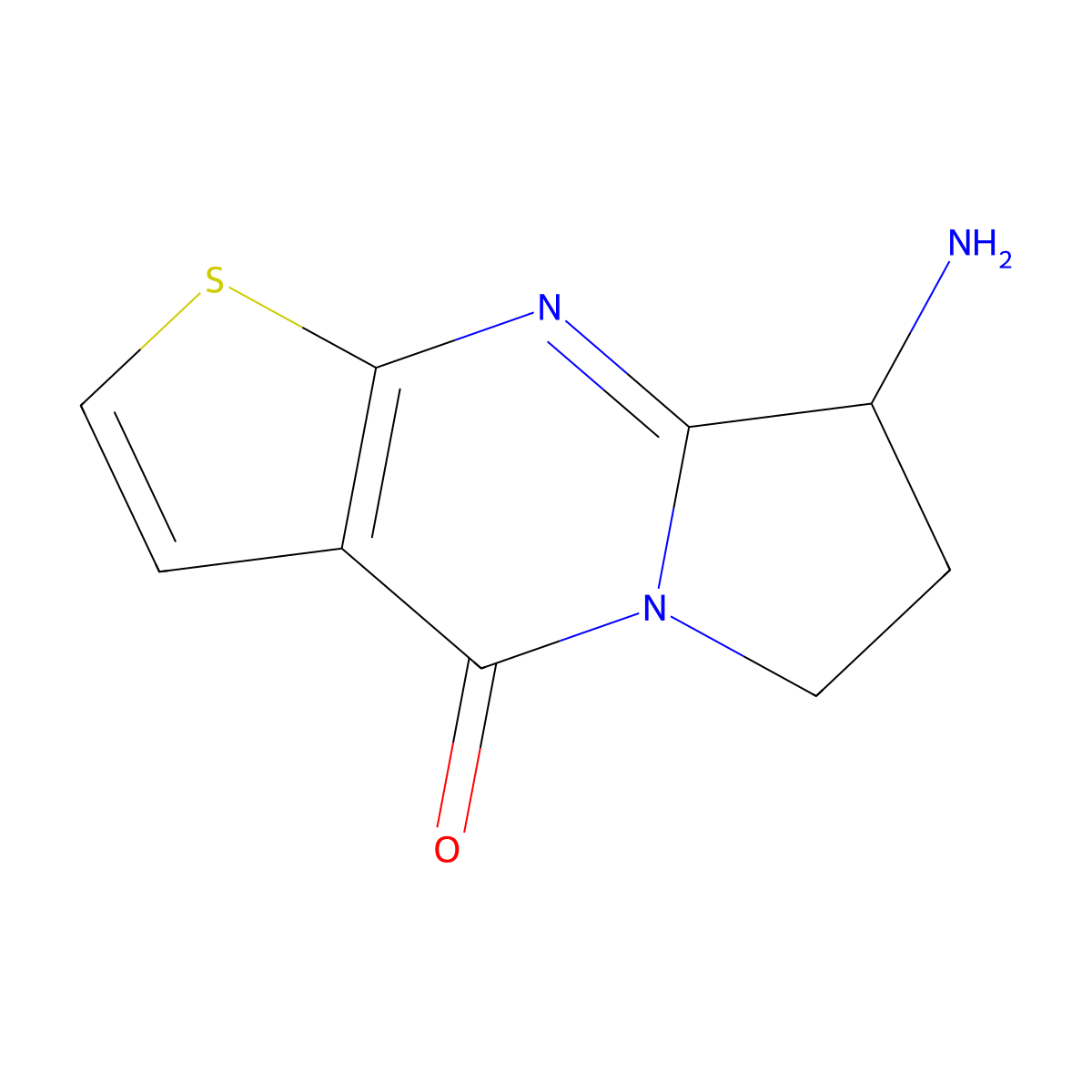 10-Amino-6-thia-1,8-diazatricyclo[7.3.0.0,3,7]dodeca-3(7),4,8-trien-2-one molecular structure, CAS 1375472-19-7