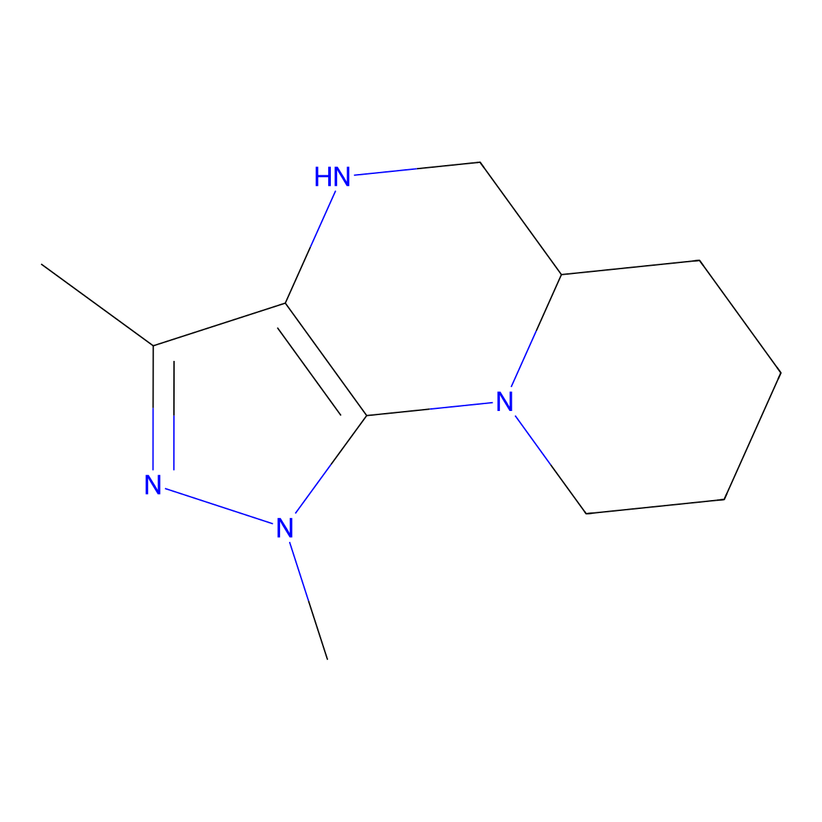 3,5-Dimethyl-1,3,4,7-tetraazatricyclo[7.4.0.0,2,6]trideca-2(6),4-diene molecular structure, CAS 1375472-50-6