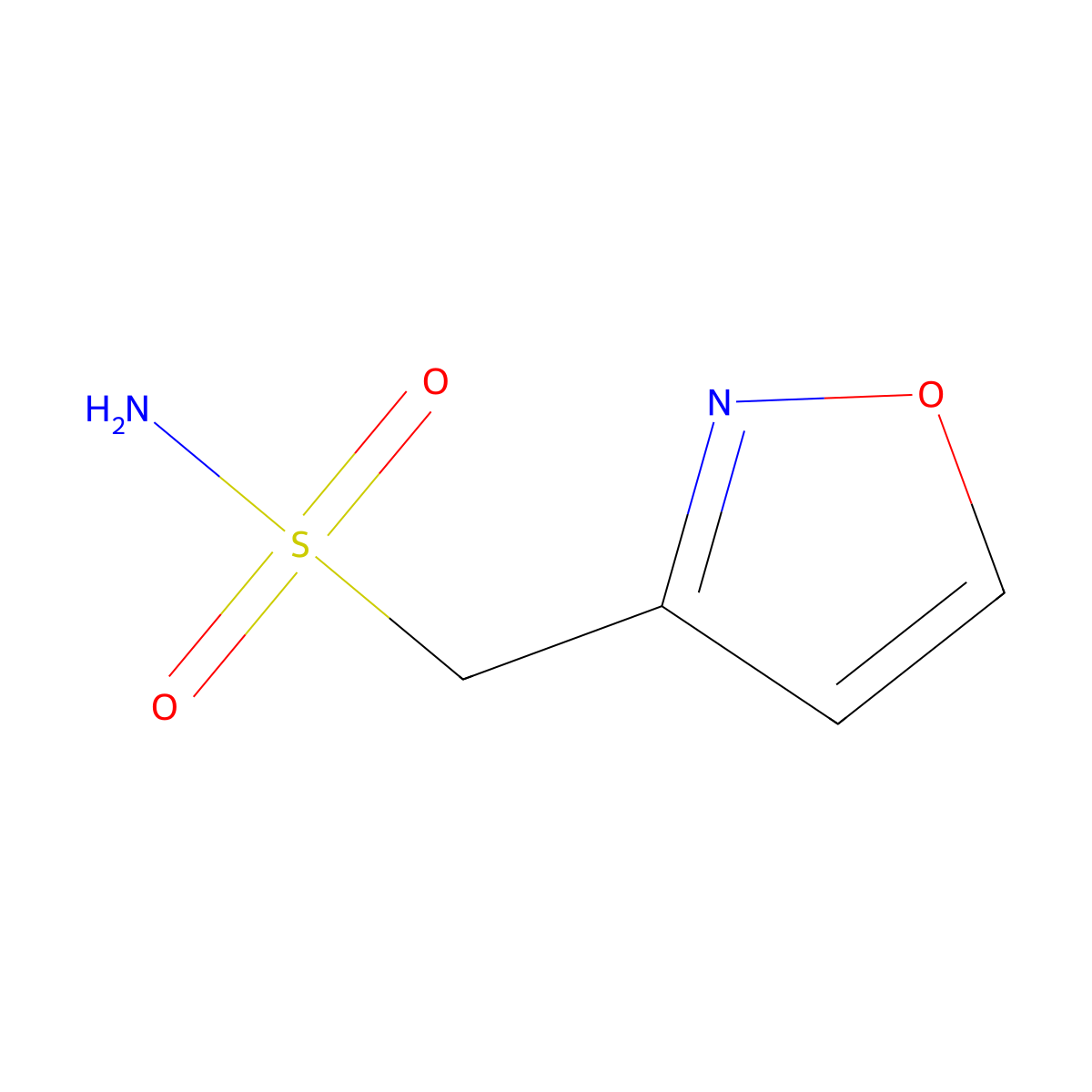 (1,2-Oxazol-3-yl)methanesulfonamide molecular structure, CAS 1375473-84-9