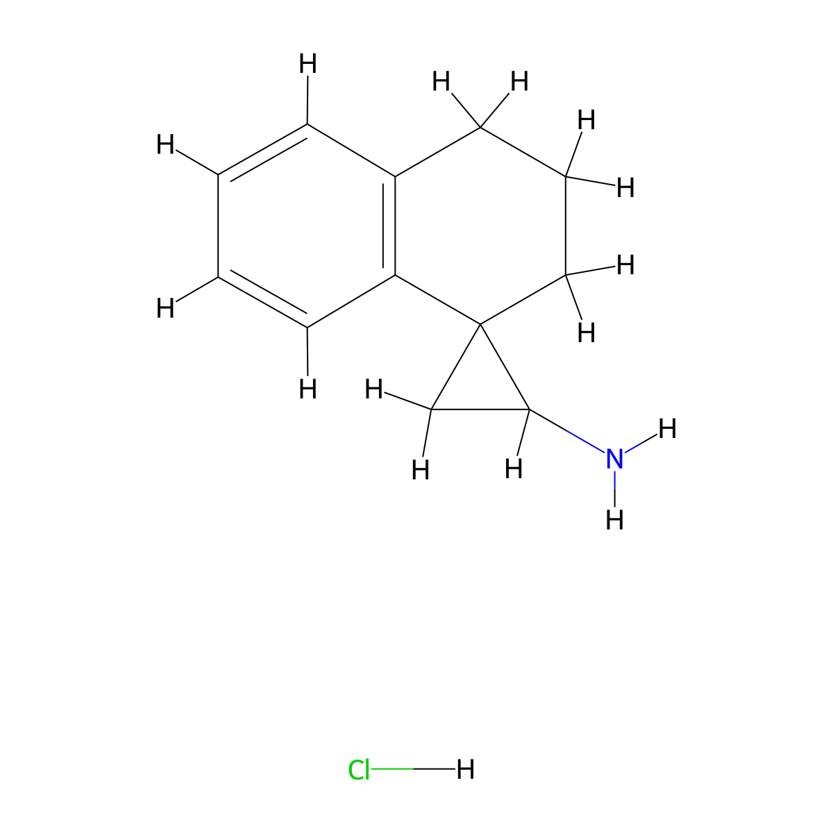 3',4'-dihydro-2'H-spiro[cyclopropane-1,1'-naphthalen]-2-amine hydrochloride molecular structure, CAS 1375474-45-5