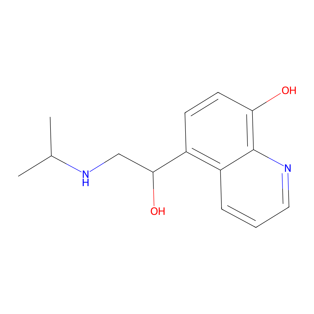 Quinterenol molecular structure, CAS 13757-97-6