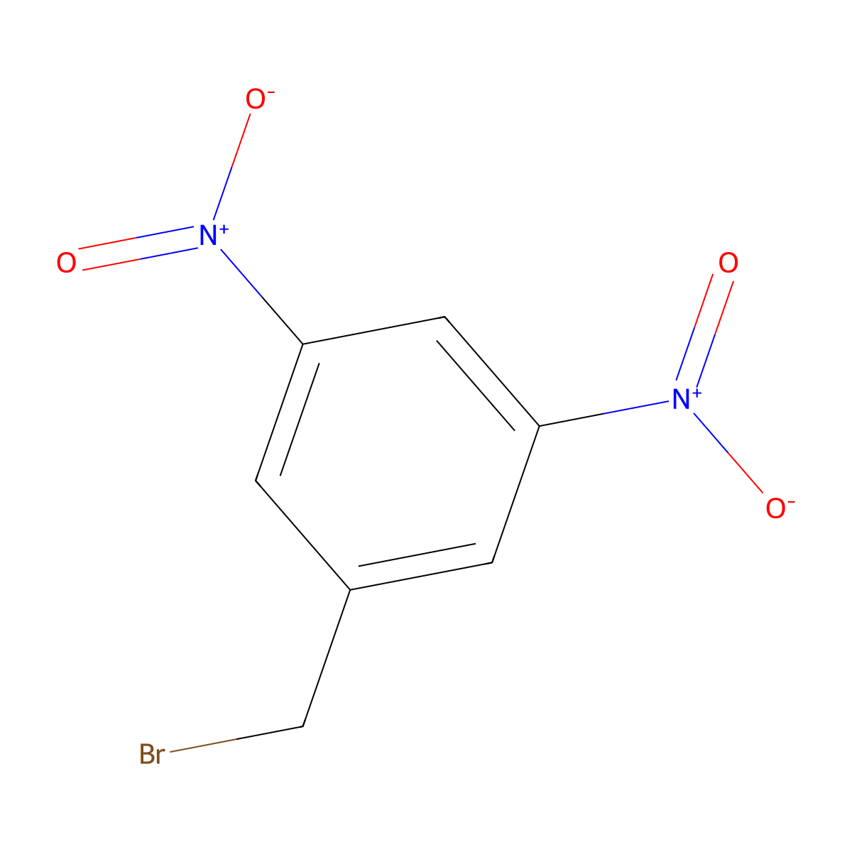 1-(Bromomethyl)-3,5-dinitrobenzene molecular structure, CAS 137570-75-3