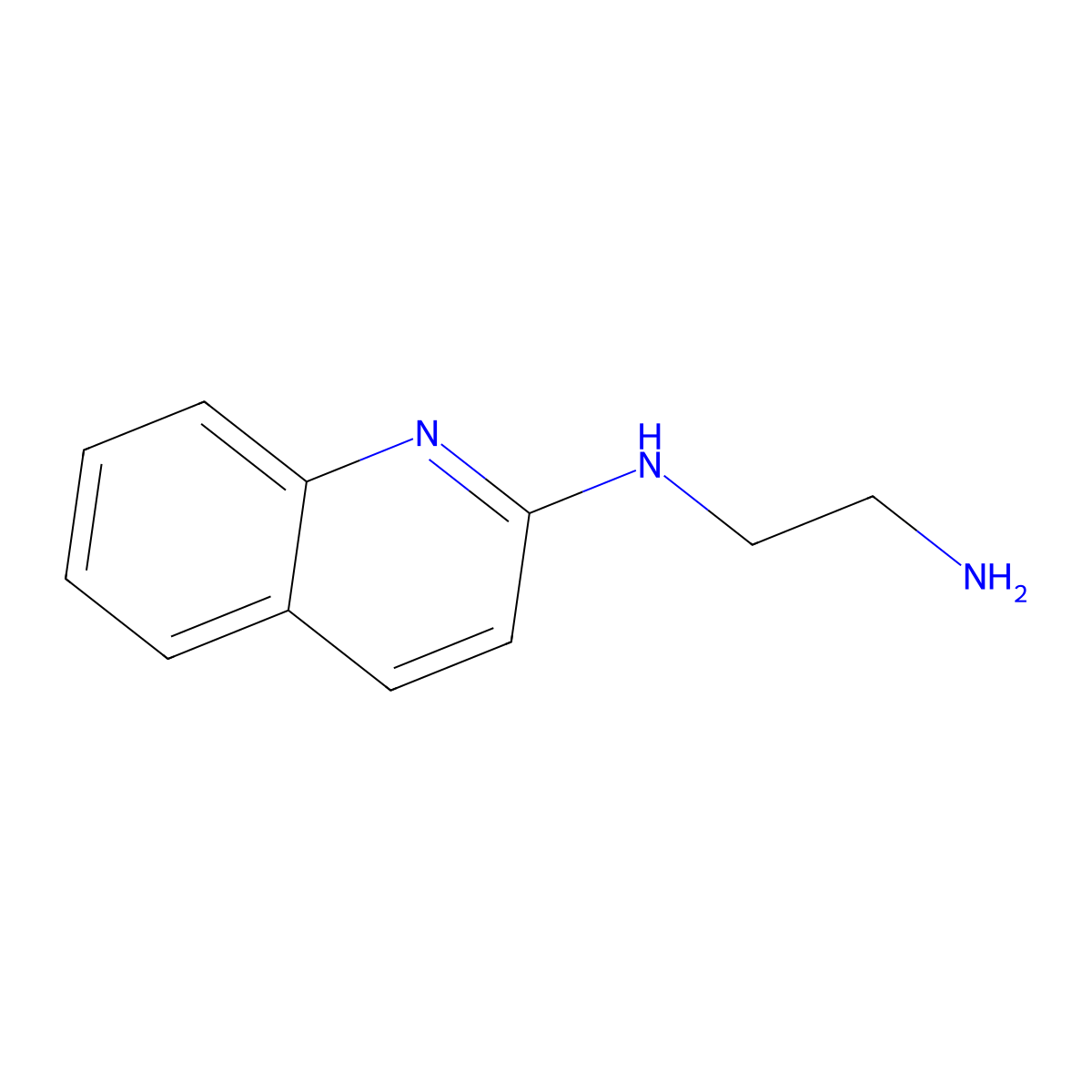 1,2-Ethanediamine, N-2-quinolinyl- molecular structure, CAS 137583-04-1