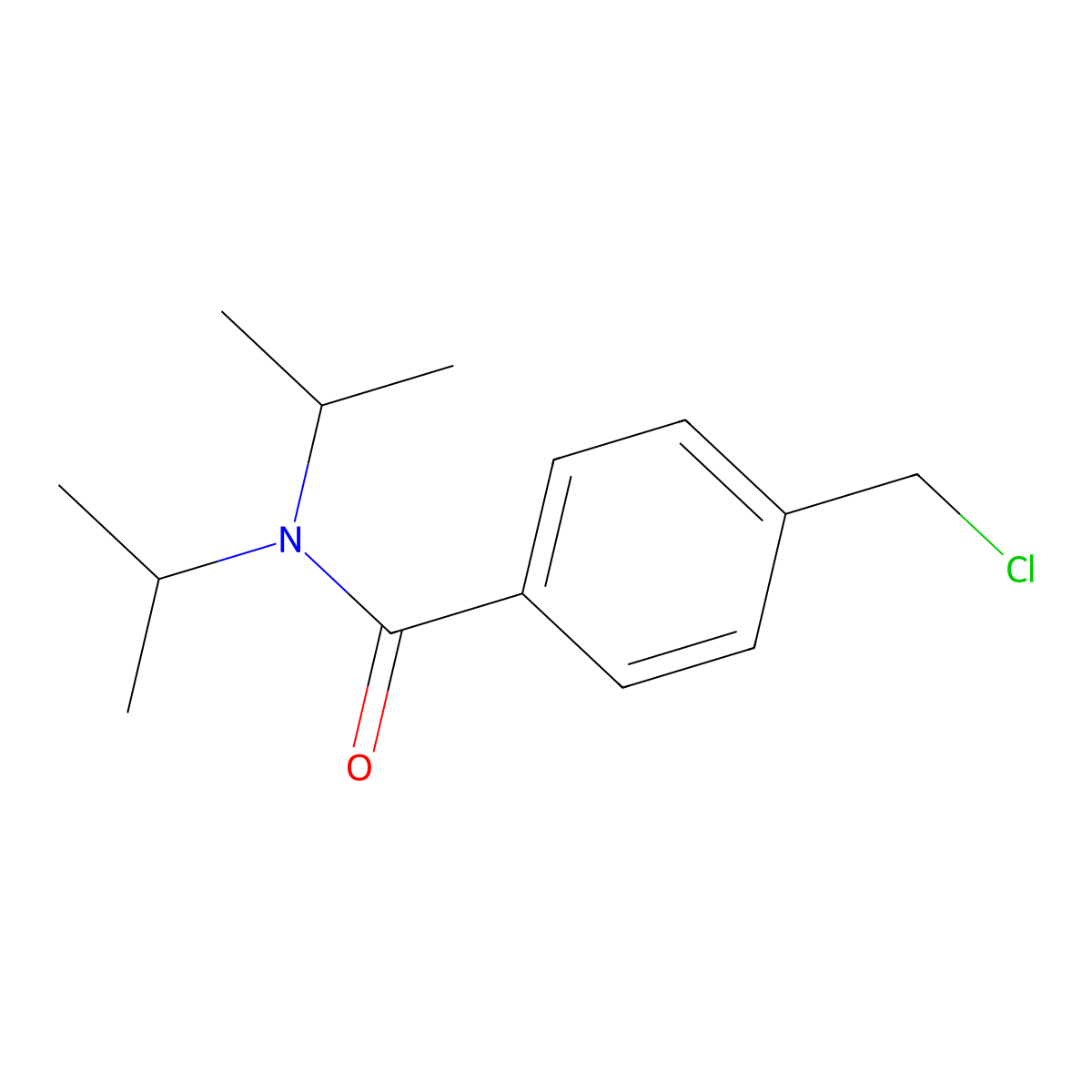 4-Chloromethyl-N,N-diisopropylbenzamide molecular structure, CAS 1375930-97-4