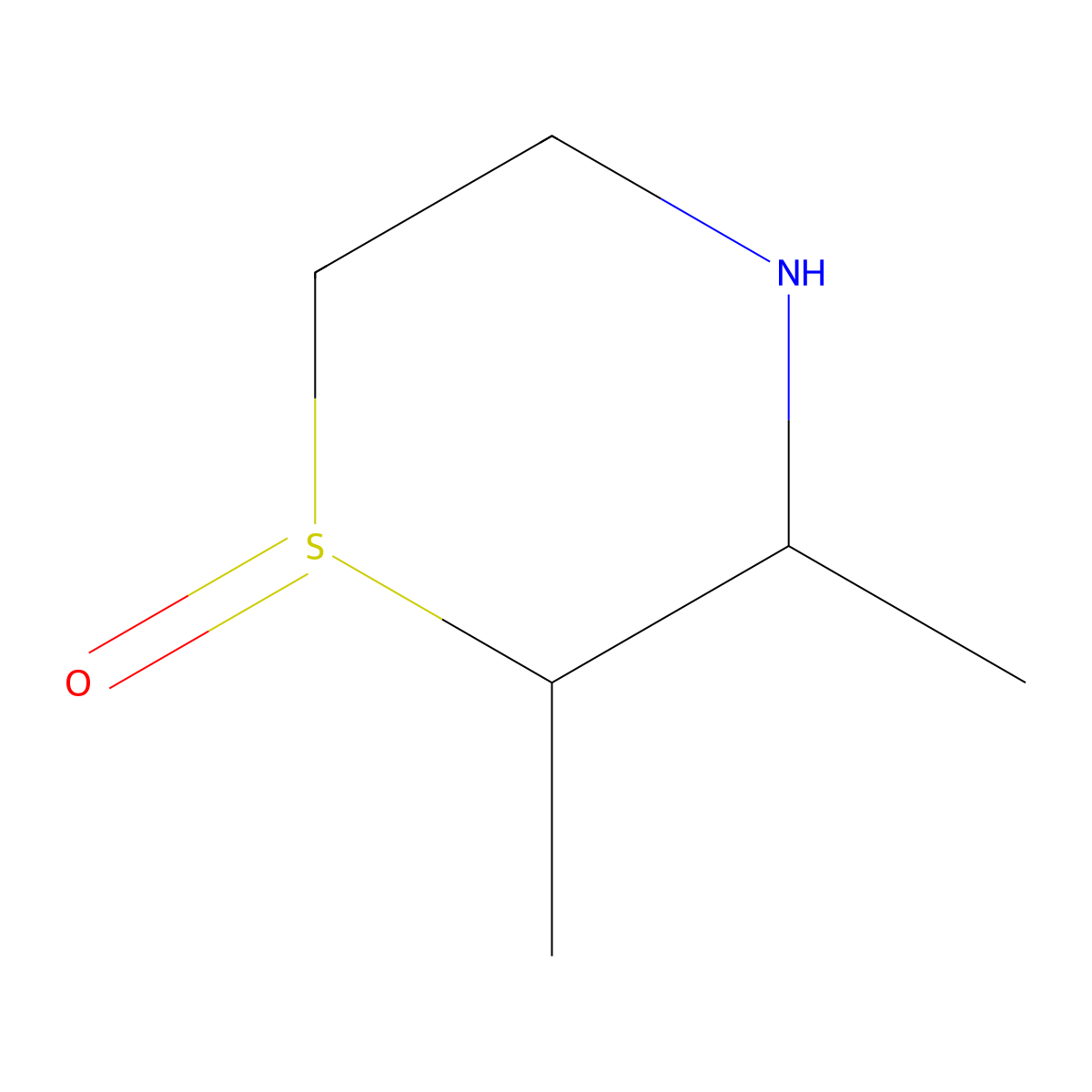 2,3-Dimethyl-1lambda4-thiomorpholin-1-one molecular structure, CAS 1375964-41-2