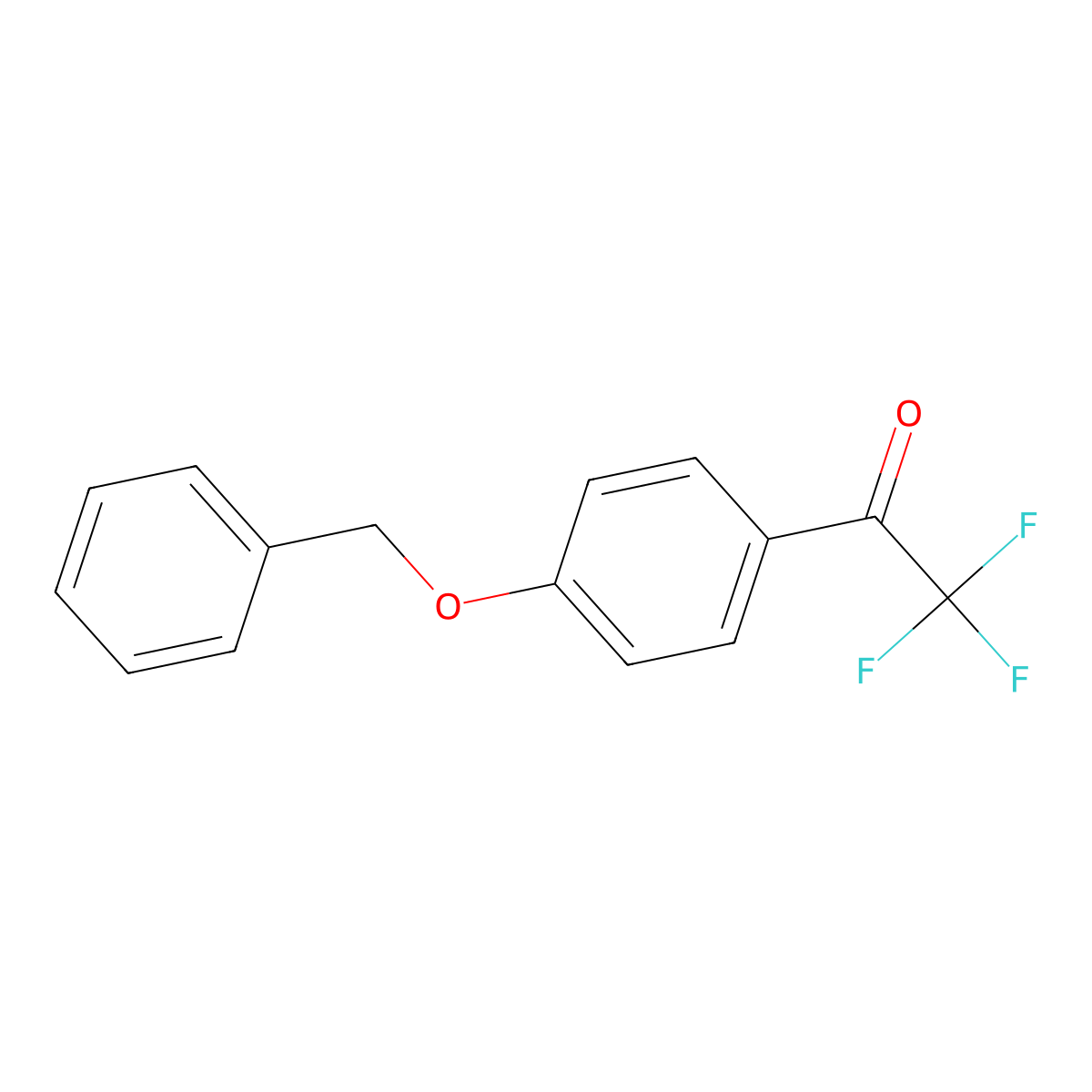 1-(4-(Benzyloxy)phenyl)-2,2,2-trifluoroethanone molecular structure, CAS 137614-78-9