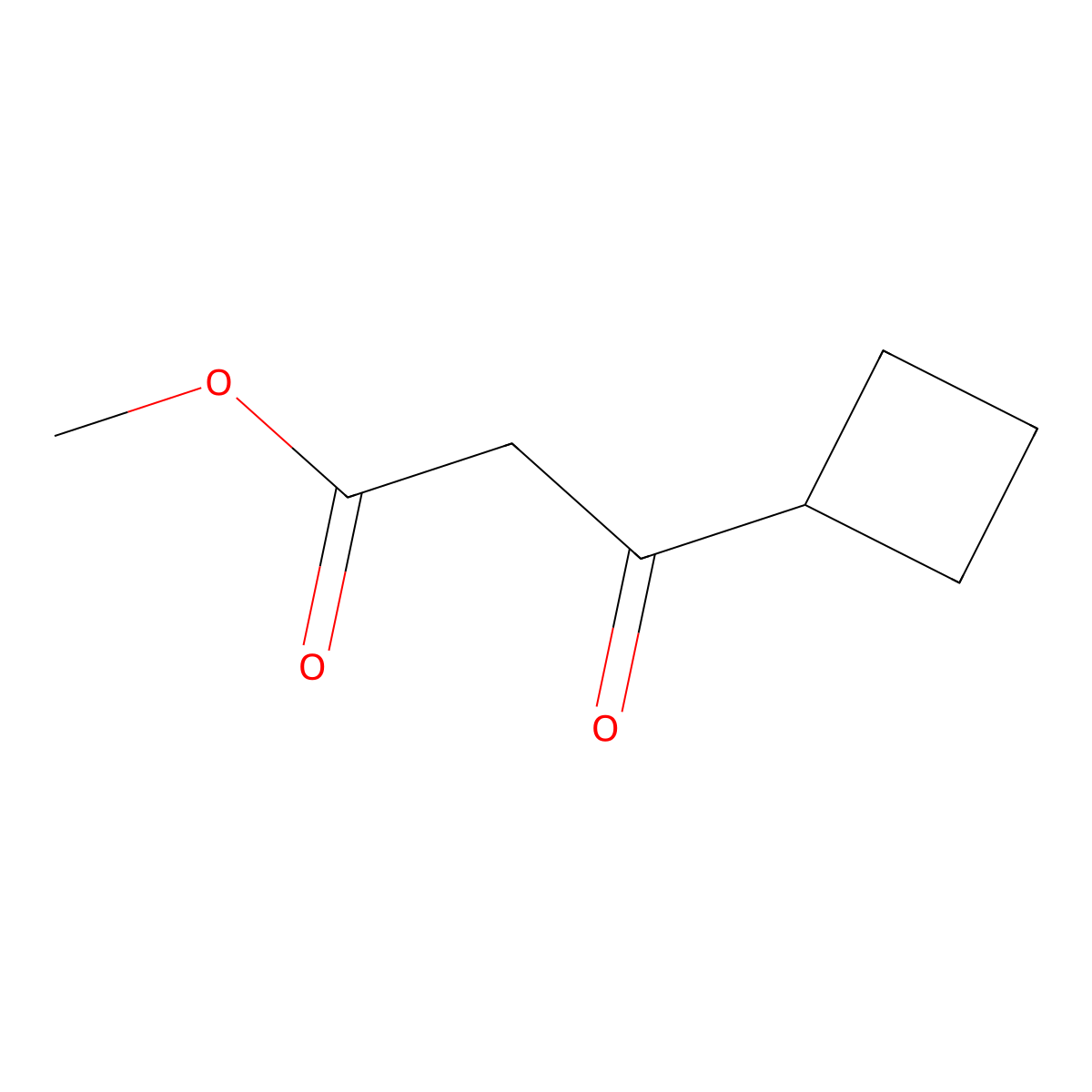 Methyl 3-cyclobutyl-3-oxopropanoate molecular structure, CAS 137638-05-2