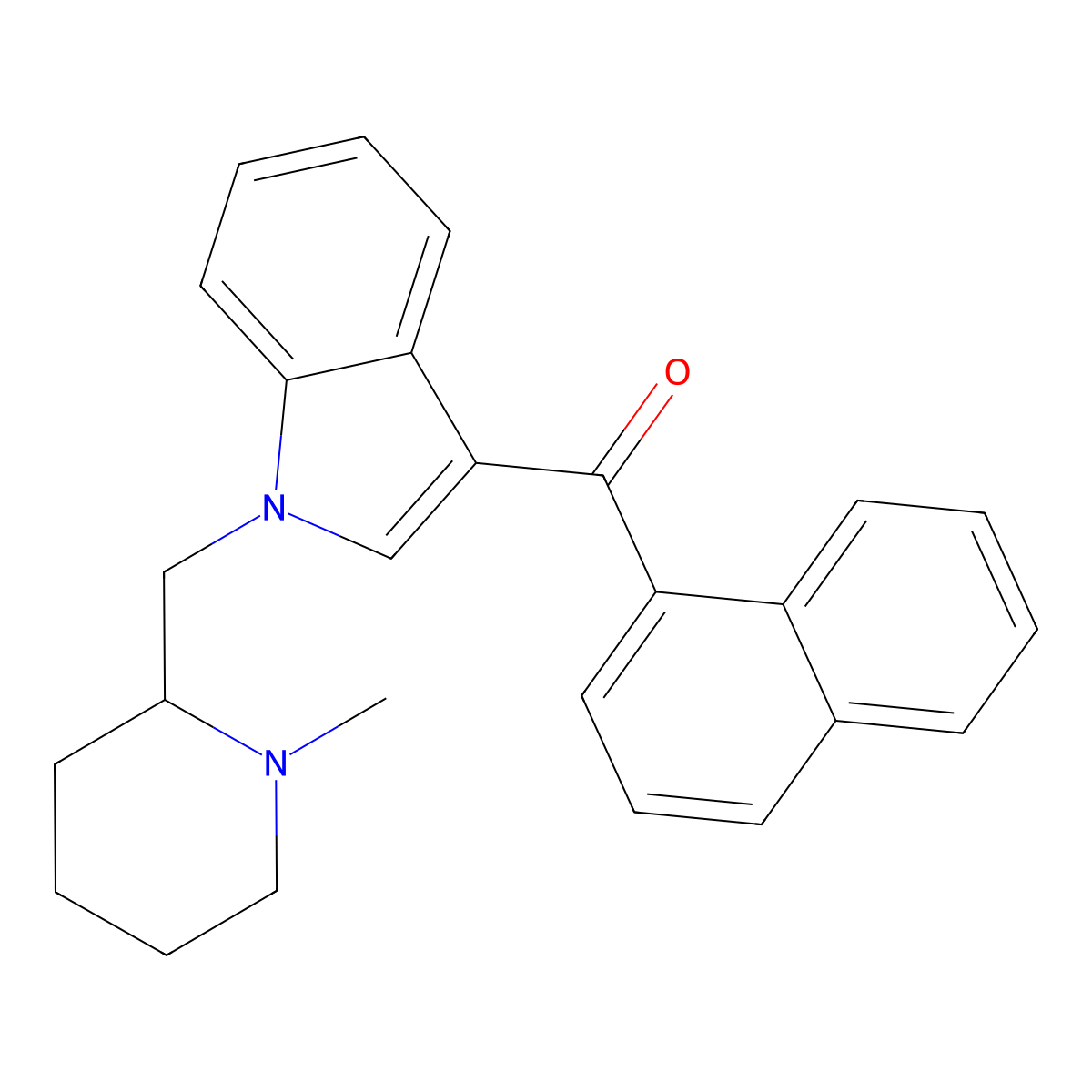 AM-1220, (+-)- molecular structure, CAS 137642-54-7