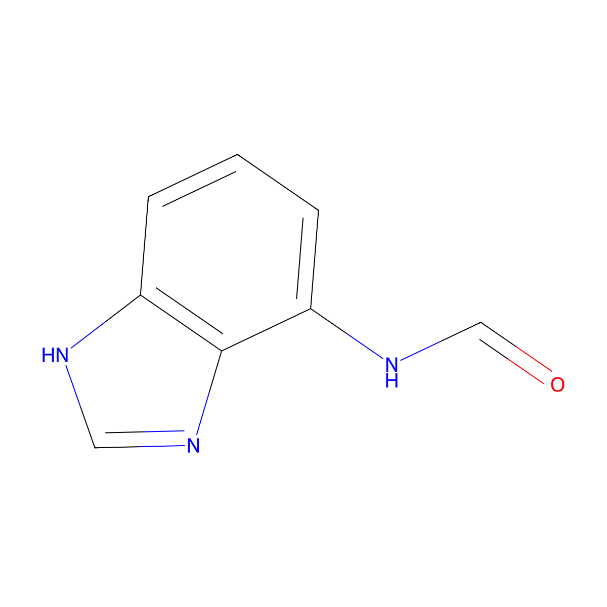 N-(1H-Benzo[d]imidazol-4-yl)formamide molecular structure, CAS 137654-47-8