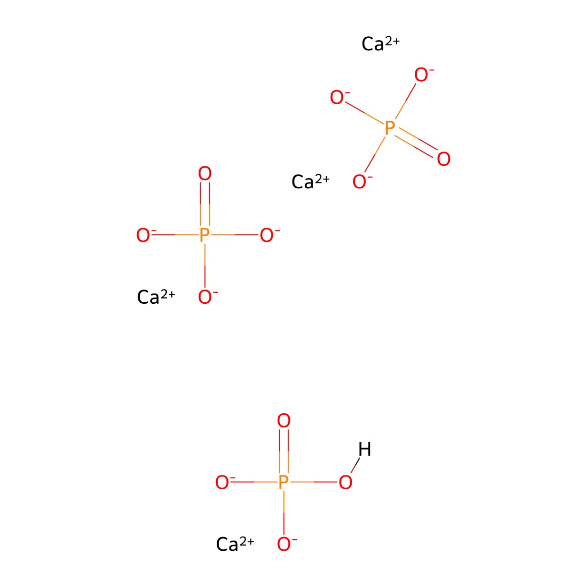 Octacalcium phosphate molecular structure, CAS 13767-12-9