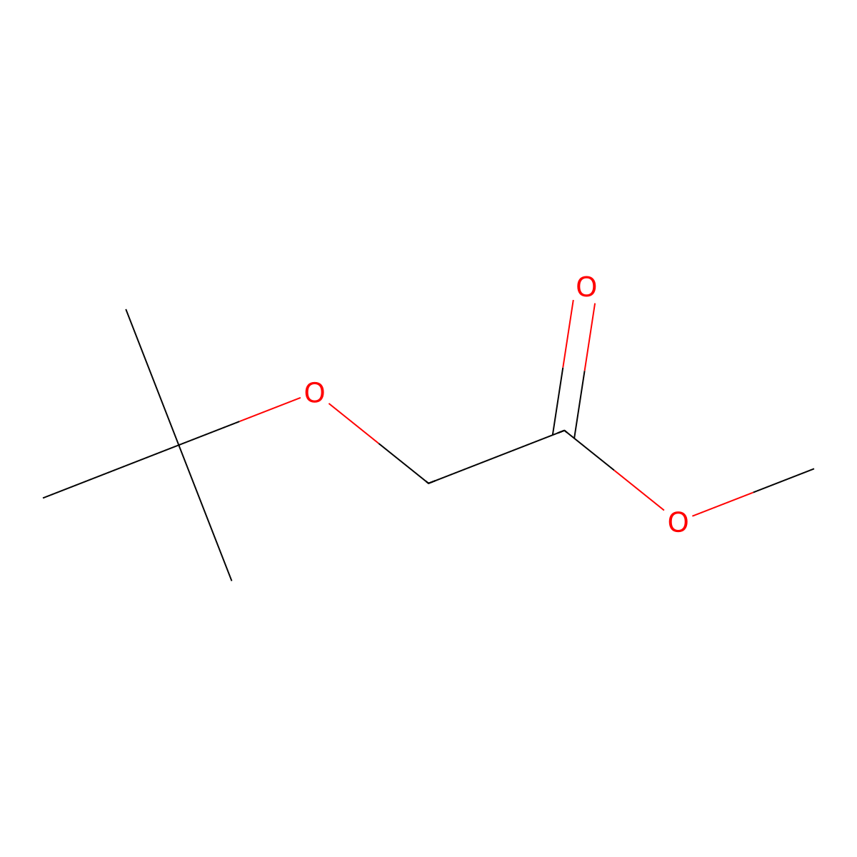 Methyl 2-(tert-butoxy)acetate molecular structure, CAS 137676-99-4