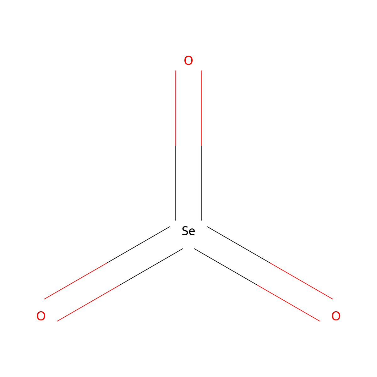 Selenium Trioxide molecular structure, CAS 13768-86-0
