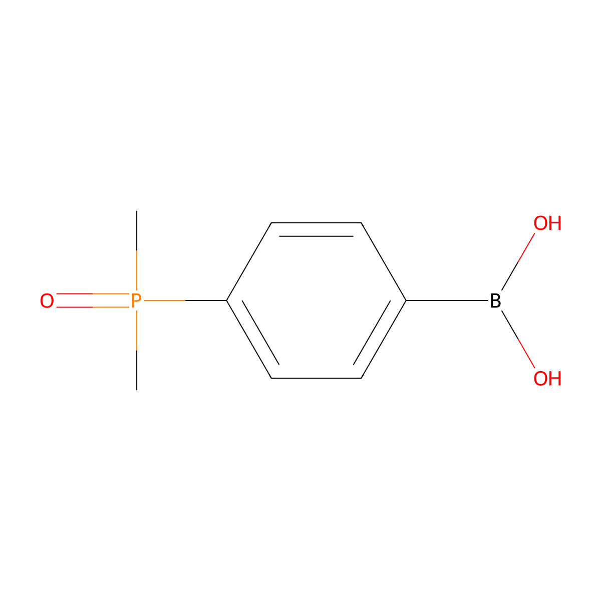 (4-(Dimethylphosphoryl)phenyl)boronic acid molecular structure, CAS 1376932-77-2