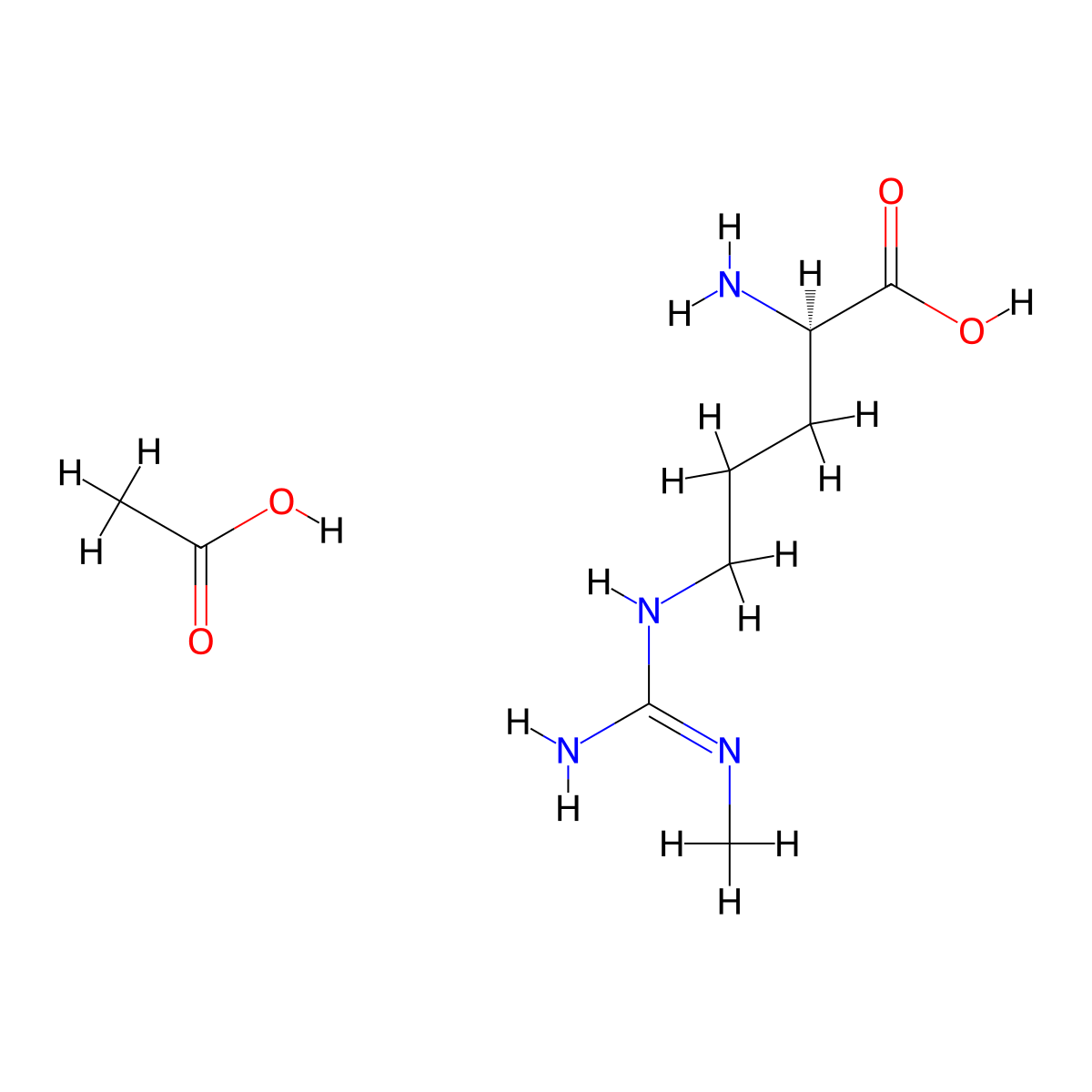 D-NMMA (acetate) molecular structure, CAS 137694-75-8