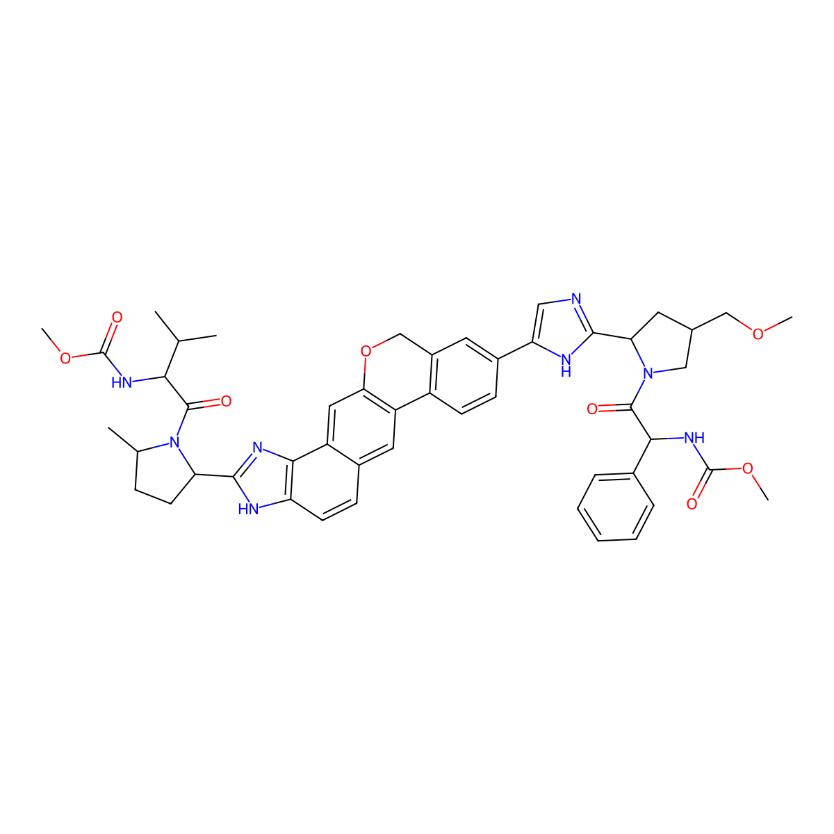 Velpatasvir molecular structure, CAS 1377049-84-7