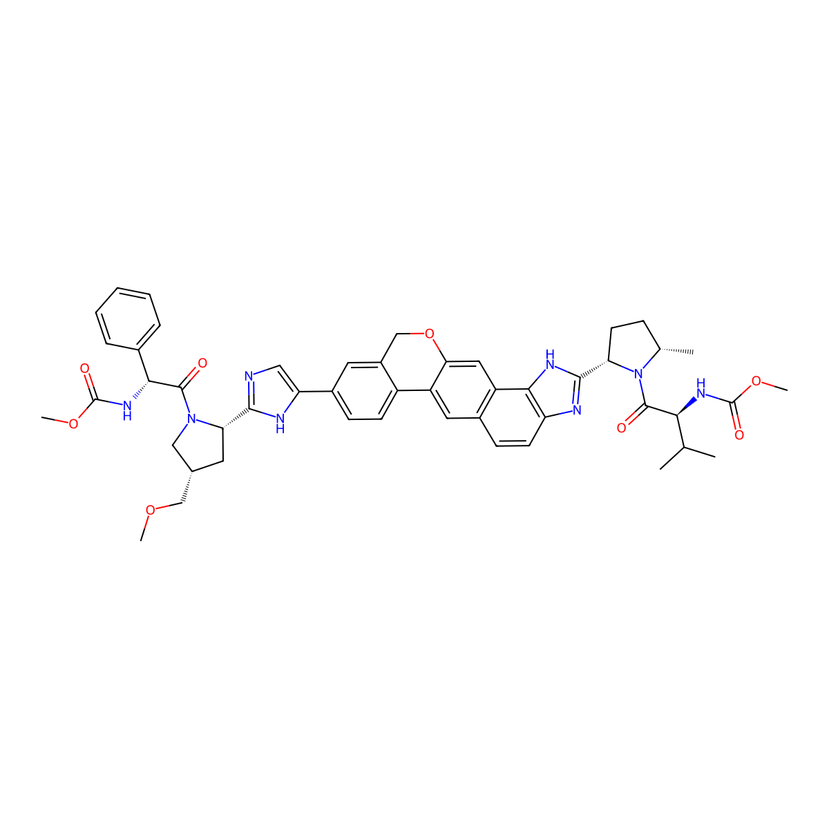 Velpatasvir molecular structure, CAS 1377049-84-7