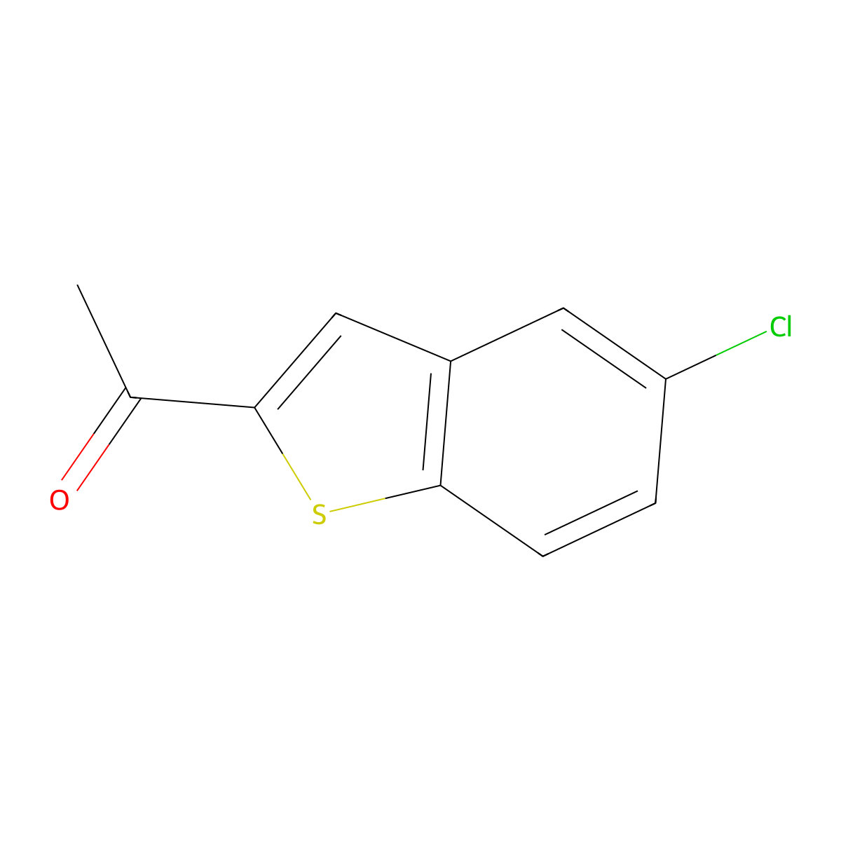 1-(5-Chlorobenzo[b]thien-2-yl)ethanone molecular structure, CAS 13771-99-8