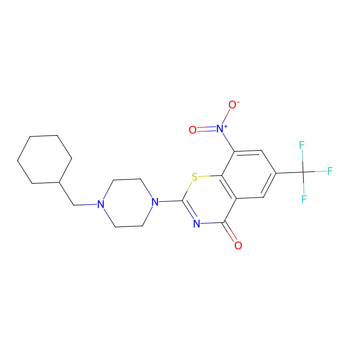 Macozinone molecular structure, CAS 1377239-83-2