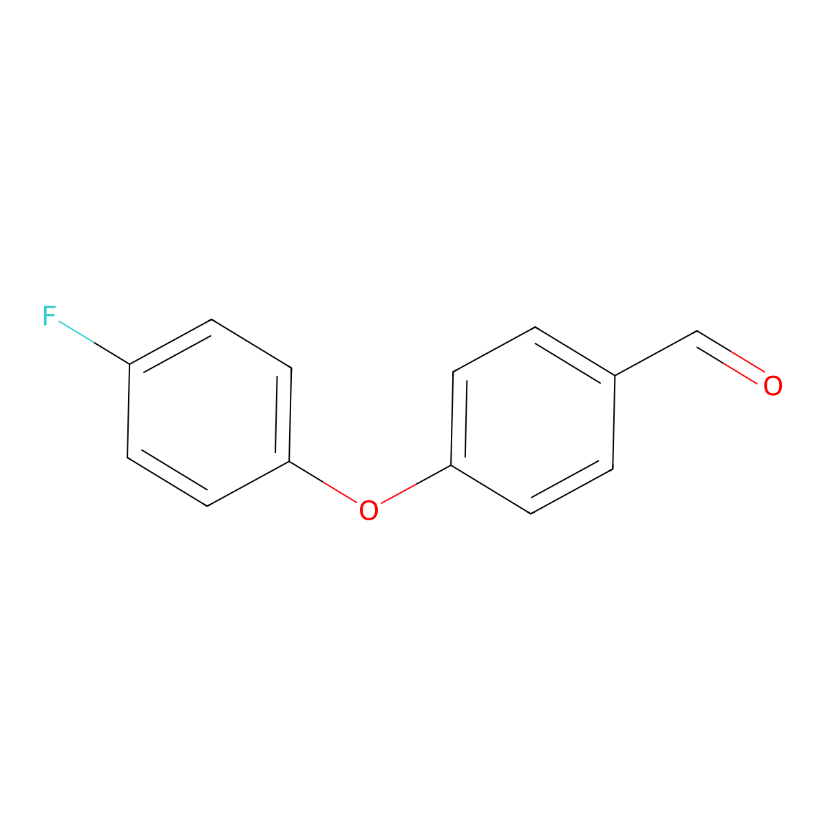 4-(4-Fluorophenoxy)benzaldehyde molecular structure, CAS 137736-06-2