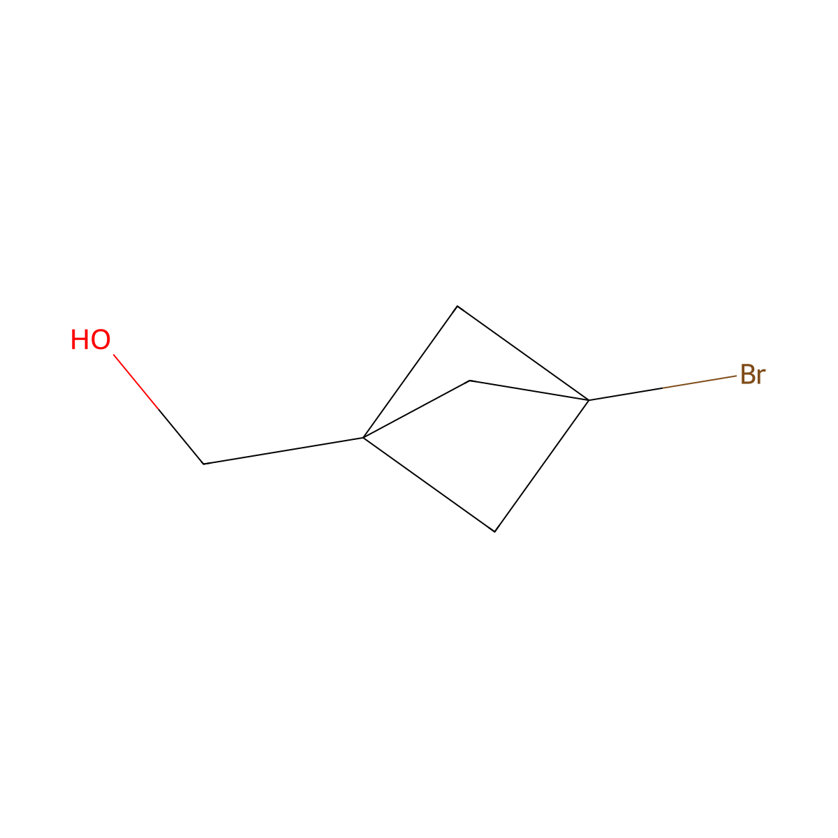 (3-Bromo-1-bicyclo[1.1.1]pentanyl)methanol molecular structure, CAS 137741-16-3