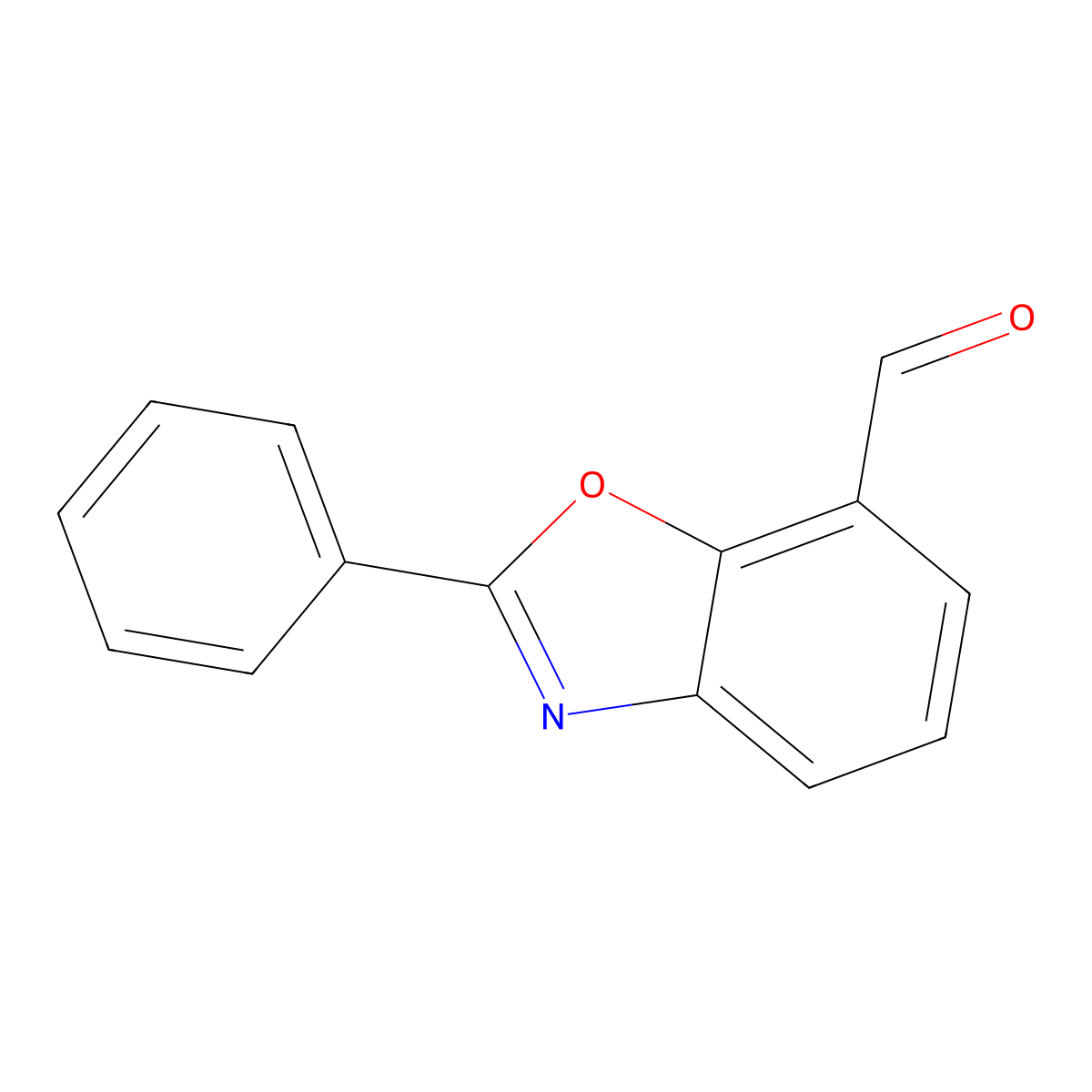 2-Phenylbenzo[d]oxazole-7-carbaldehyde molecular structure, CAS 137762-82-4