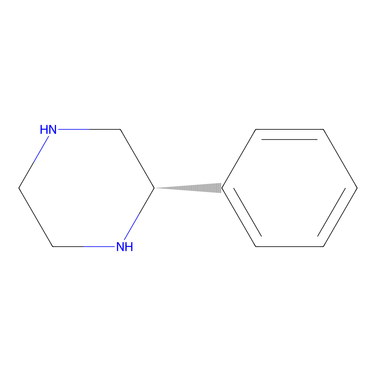 (2S)-2-phenylpiperazine molecular structure, CAS 137766-74-6