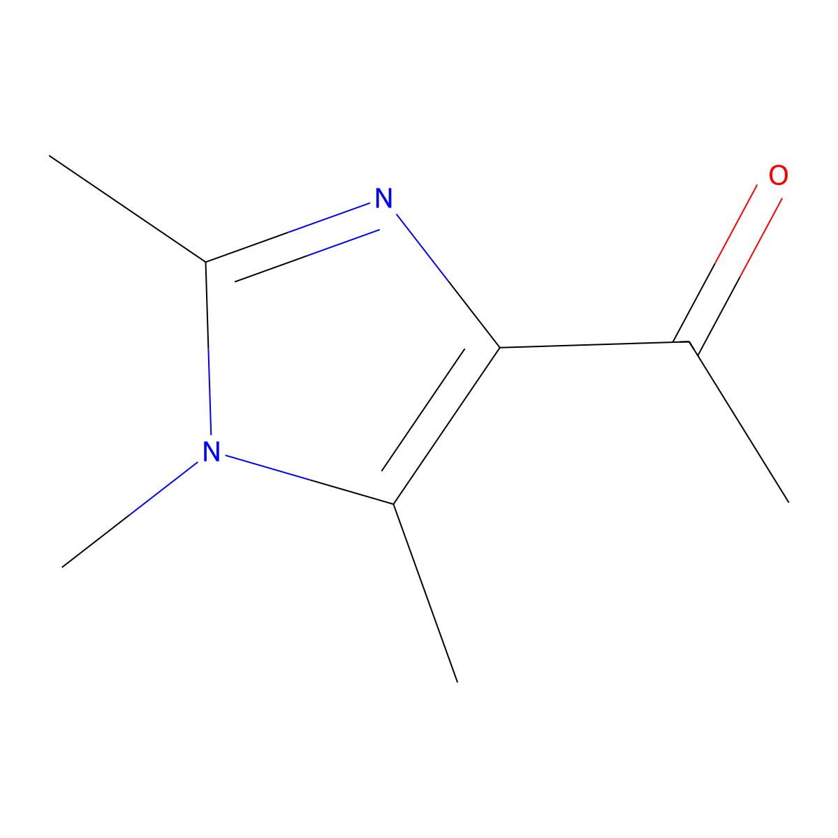 1-(1,2,5-Trimethyl-1H-imidazol-4-yl)-ethanone molecular structure, CAS 1377837-92-7