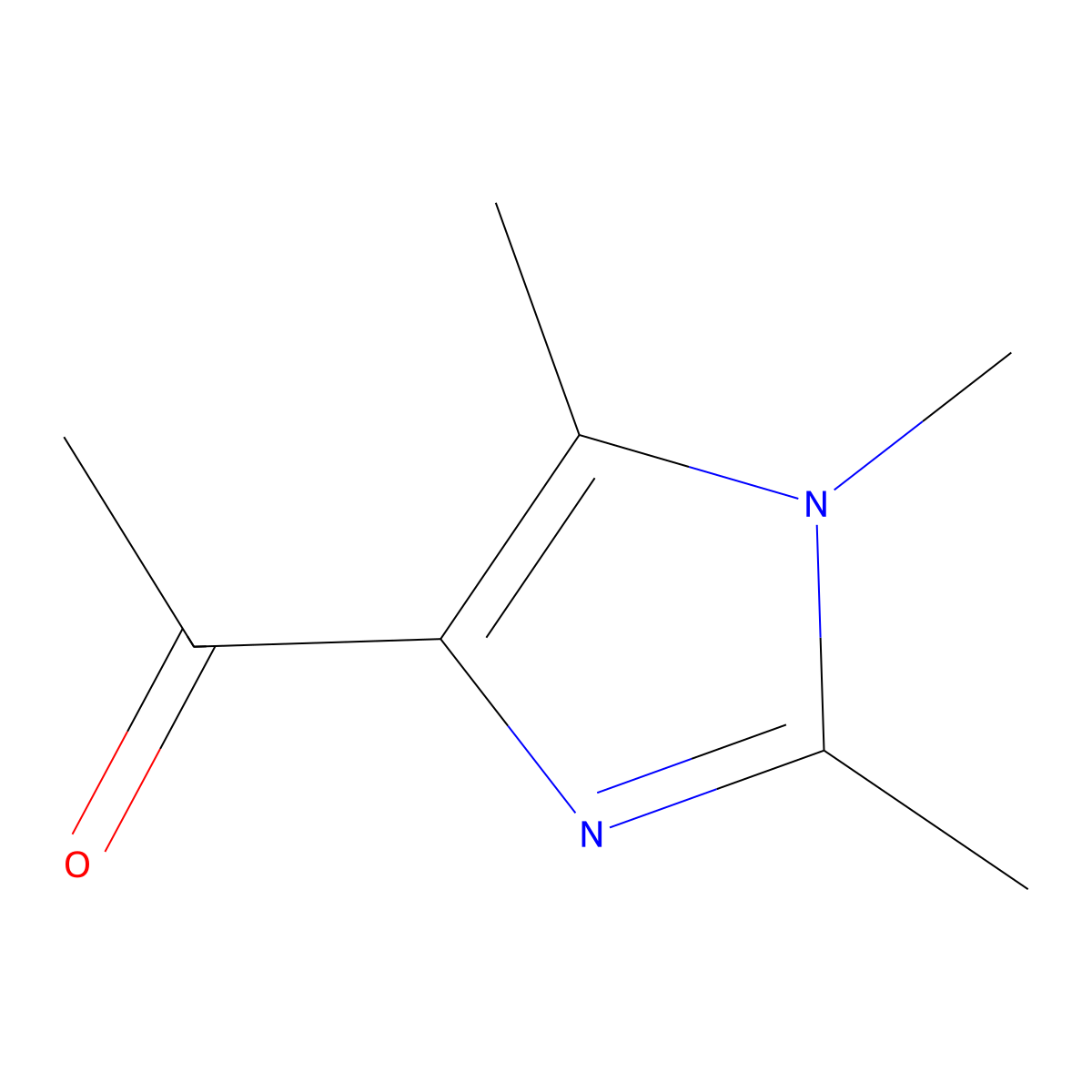 1-(1,2,5-Trimethyl-1H-imidazol-4-yl)-ethanone molecular structure, CAS 1377837-92-7
