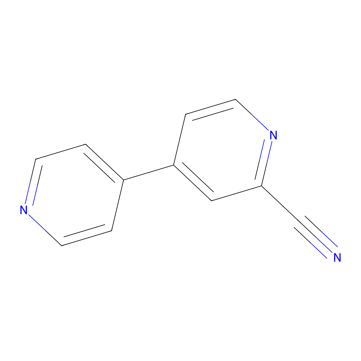 [4,4'-Bipyridine]-2-carbonitrile molecular structure, CAS 137787-08-7