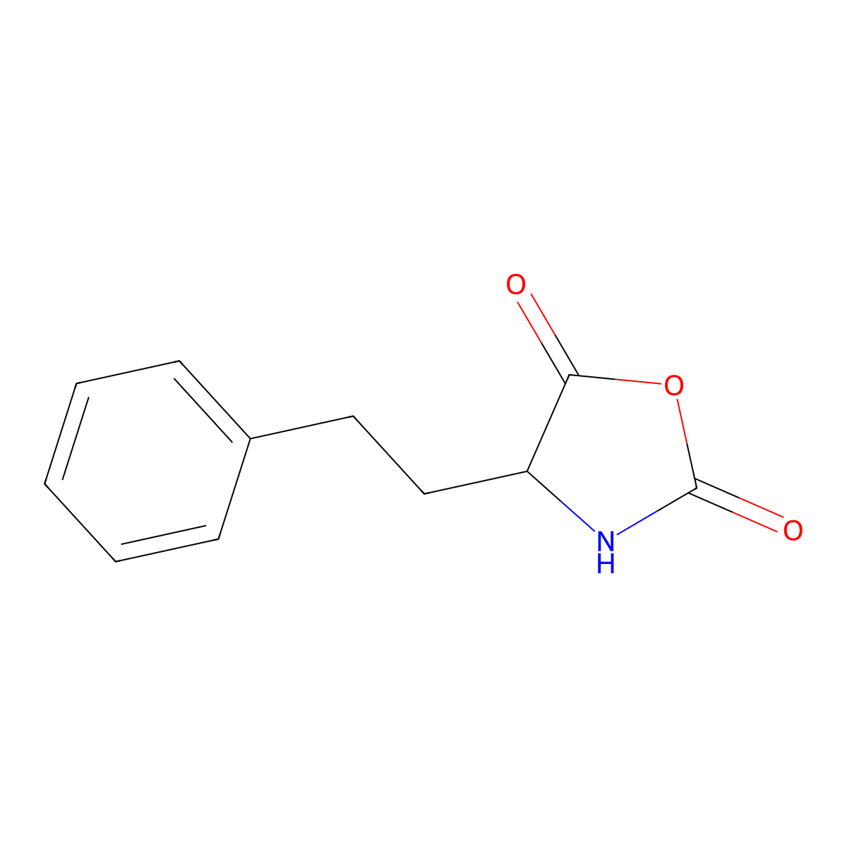 (S)-4-Phenethyloxazolidine-2,5-dione molecular structure, CAS 1377983-54-4
