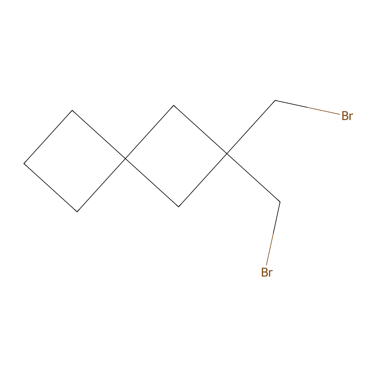 2,2-Bis(bromomethyl)spiro[3.3]heptane molecular structure, CAS 1378021-78-3