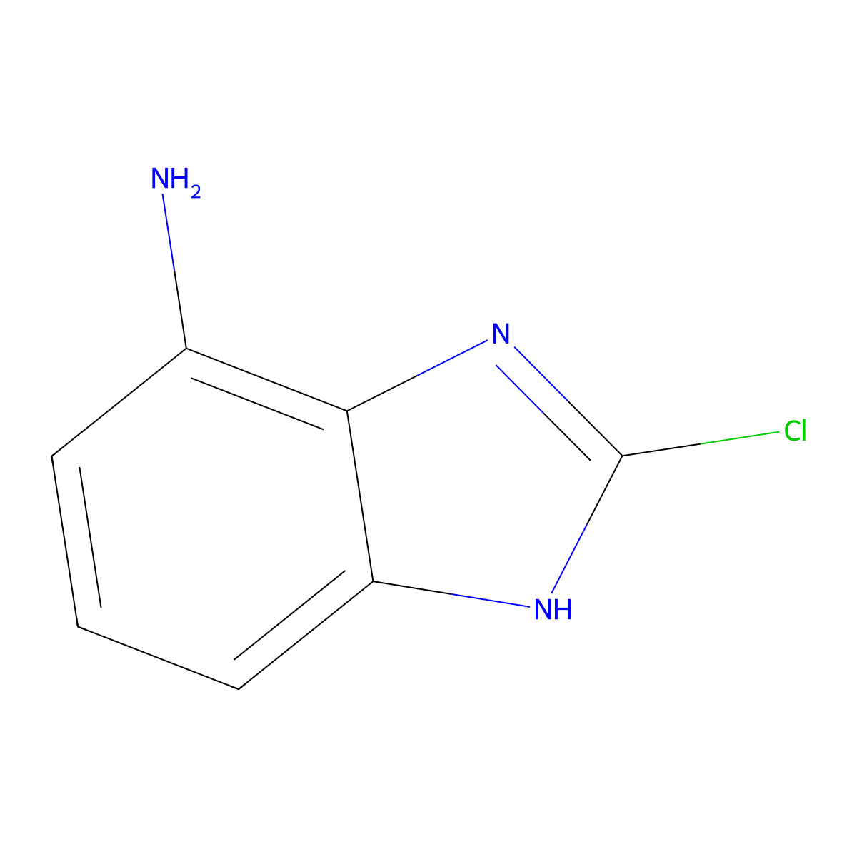 2-chloro-1H-benzo[d]imidazol-4-amine molecular structure, CAS 1378078-31-9