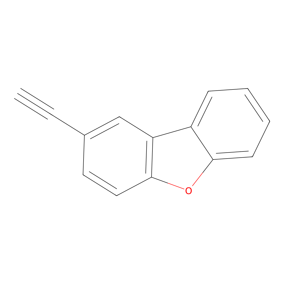 2-Ethynyldibenzo[b,d]furan molecular structure, CAS 1378260-35-5