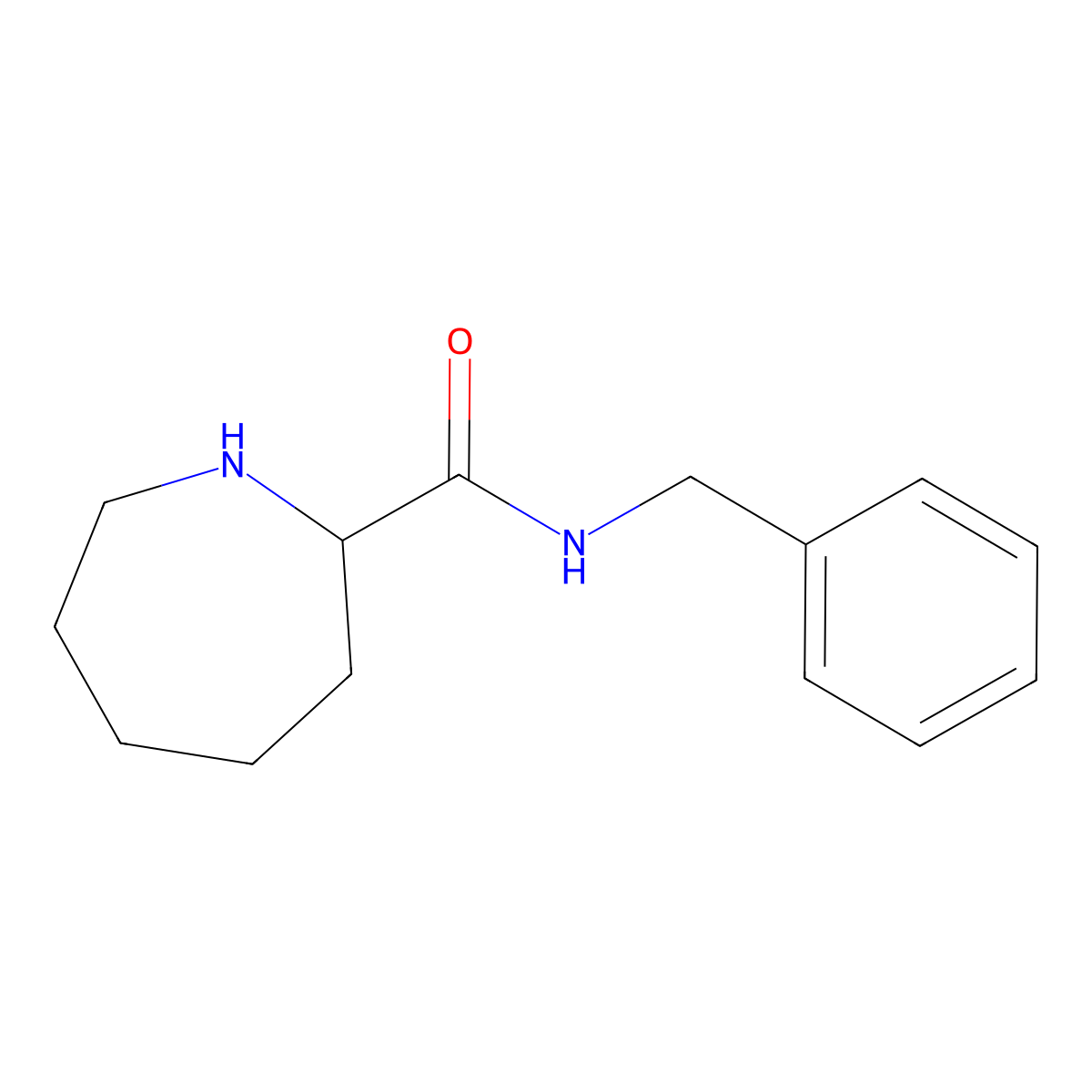 N-benzylazepane-2-carboxamide molecular structure, CAS 1378276-67-5
