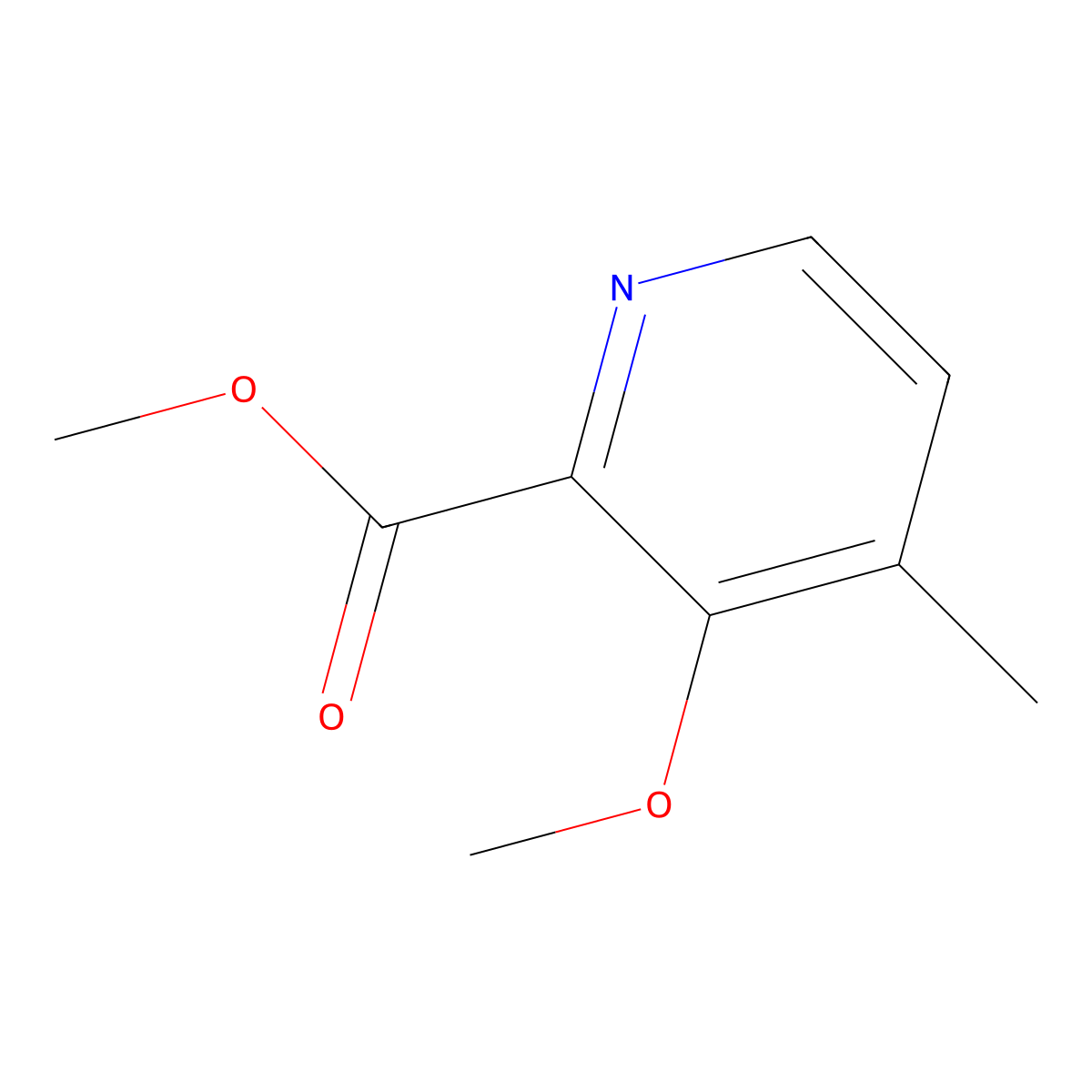Methyl 3-methoxy-4-methylpicolinate molecular structure, CAS 1378341-87-7