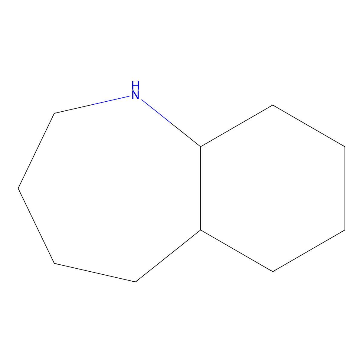 decahydro-1H-1-benzazepine molecular structure, CAS 1378369-63-1
