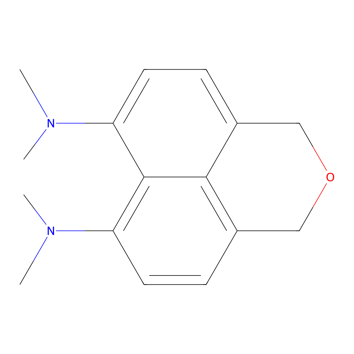 N,N,N',N'-tetramethyl-1H,3H-benzo[de]isochromene-6,7-diamine molecular structure, CAS 137839-07-7