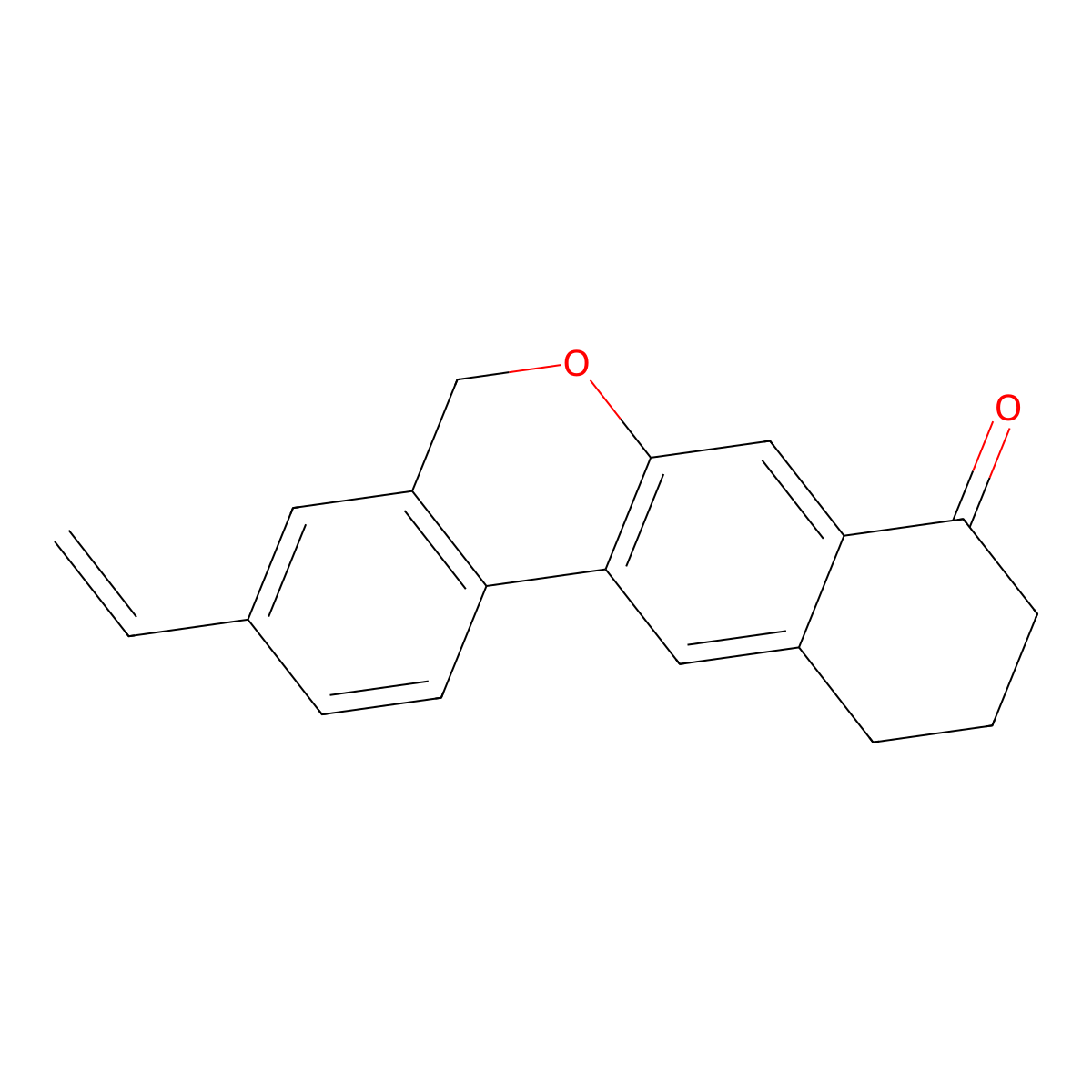 3-vinyl-10,11-dihydro-5H-dibenzo[c,g]chromen-8(9H)-one molecular structure, CAS 1378391-36-6