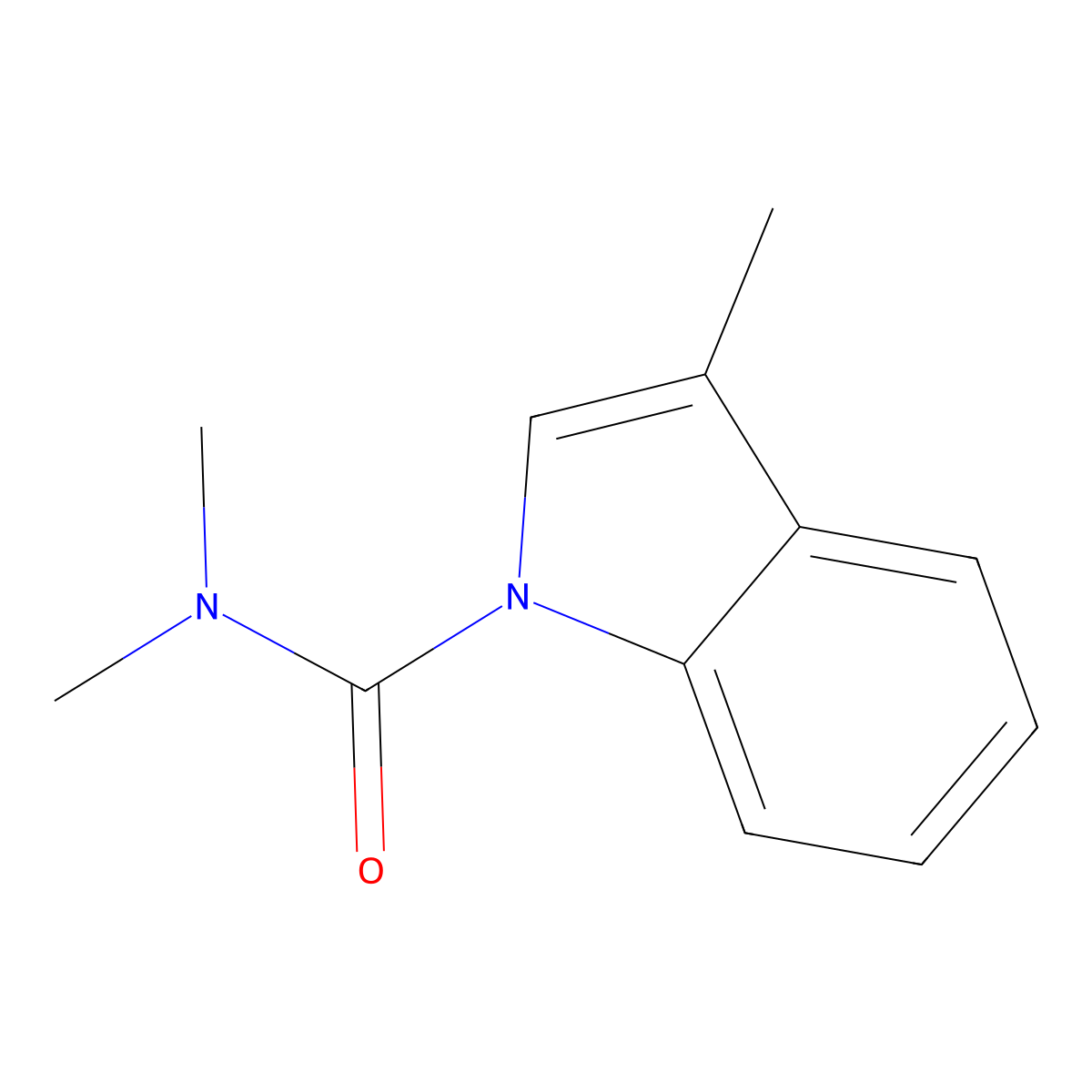 N,N,3-Trimethyl-1H-indole-1-carboxamide molecular structure, CAS 1378412-20-4