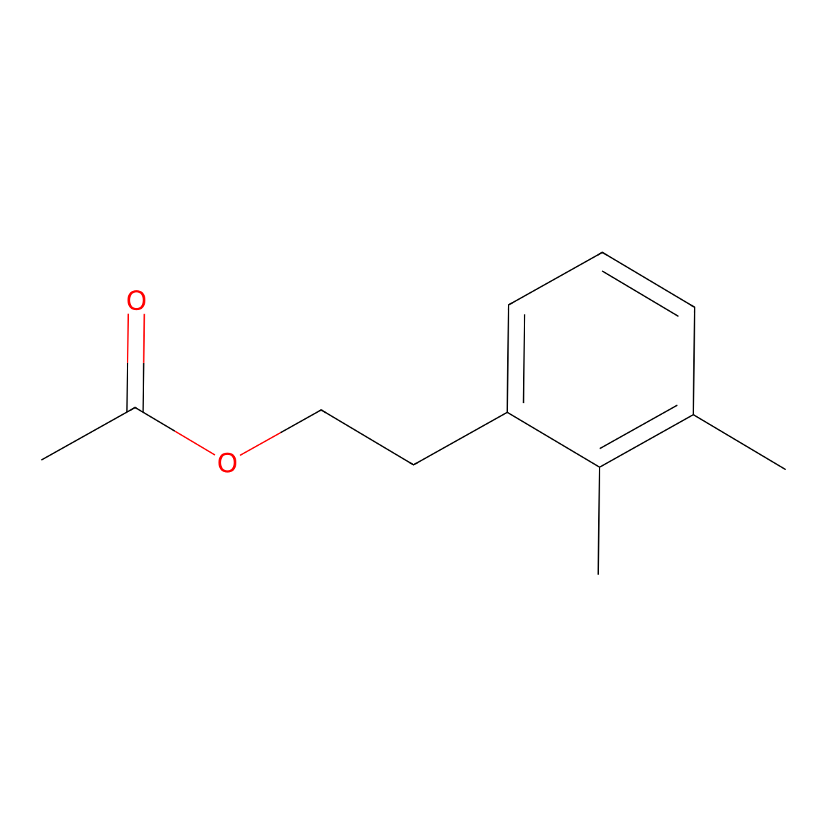 2,3-Dimethylphenethyl acetate molecular structure, CAS 1378459-81-4