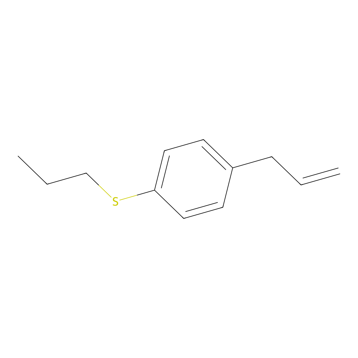 3-(4-n-Propylthiophenyl)-1-propene molecular structure, CAS 1378468-35-9