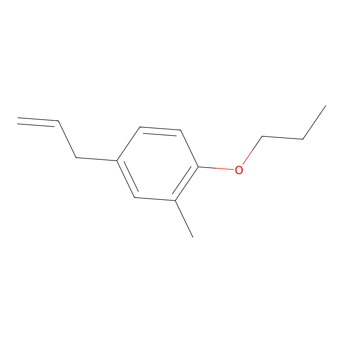 3-(3-Methyl-4-n-propoxyphenyl)-1-propene molecular structure, CAS 1378523-36-4