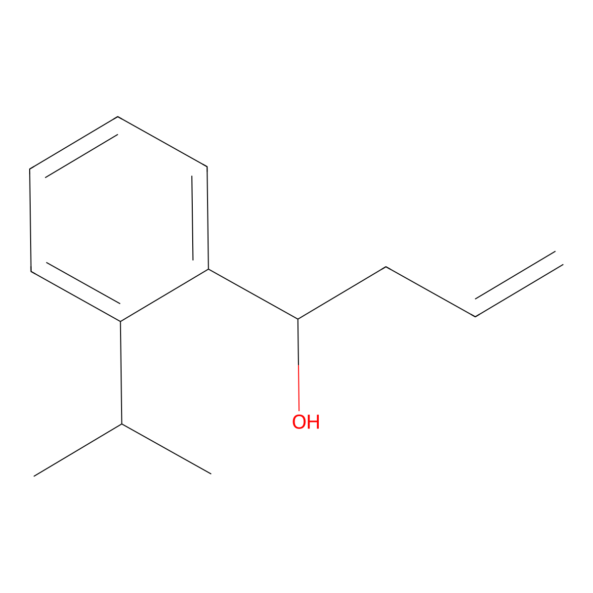 4-(2-iso-Propylphenyl)-1-buten-4-ol molecular structure, CAS 1378531-34-0