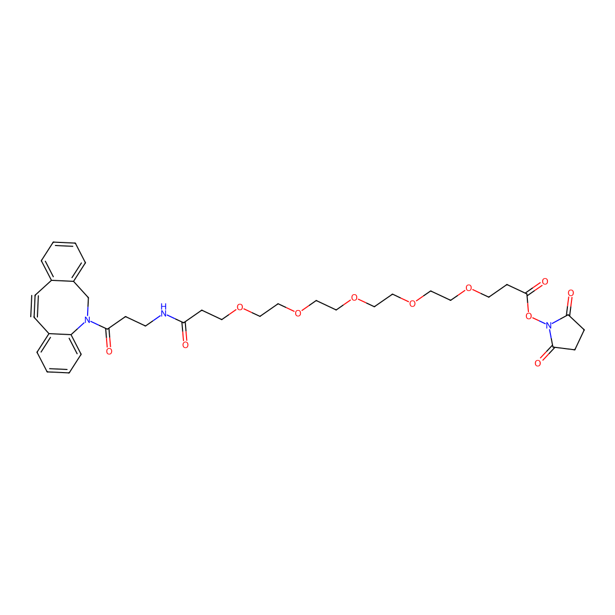 DBCO-NHCO-PEG5-NHS ester molecular structure, CAS 1378531-80-6