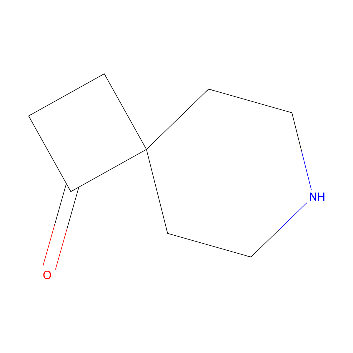 7-Azaspiro[3.5]nonan-1-one molecular structure, CAS 1378570-15-0