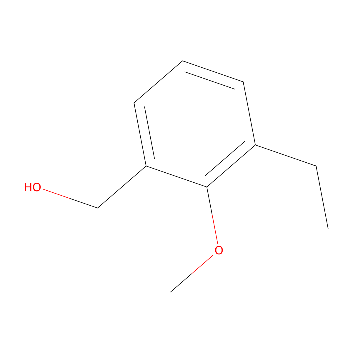 (3-Ethyl-2-methoxyphenyl)methanol molecular structure, CAS 1378573-72-8