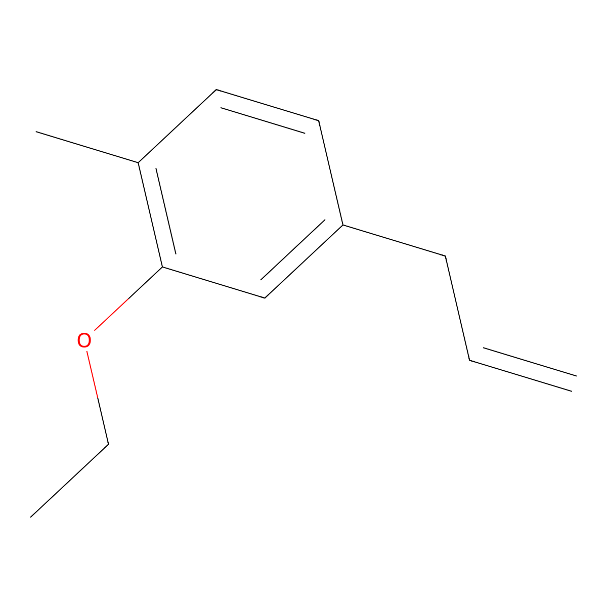 3-(3-Ethoxy-4-methylphenyl)-1-propene molecular structure, CAS 1378575-11-1